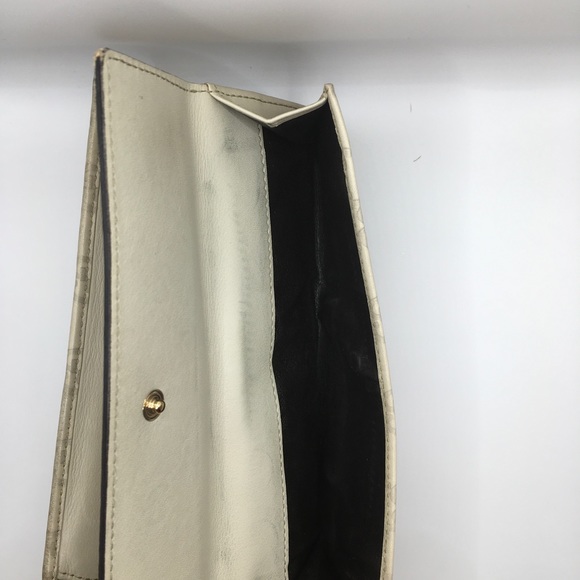 Gucci vintage authentic heart continental wallet Guccissima White - Picture 7 of 14